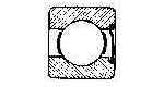 BALL BEARING SINGLE ROW, DEEP GROOVE NO.6300Z