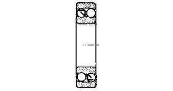 BALL BEARING DOUBLE ROW, DEEP GROOVE NO.1200
