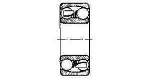 BALL BEARING DOUBLE ROW, DEEP GROOVE NO.2300
