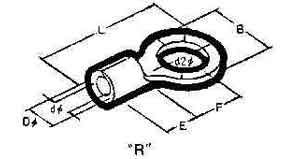CABLE SHOE CLAMPING TYPE-R, NOMINAL SIZE 1.25-3