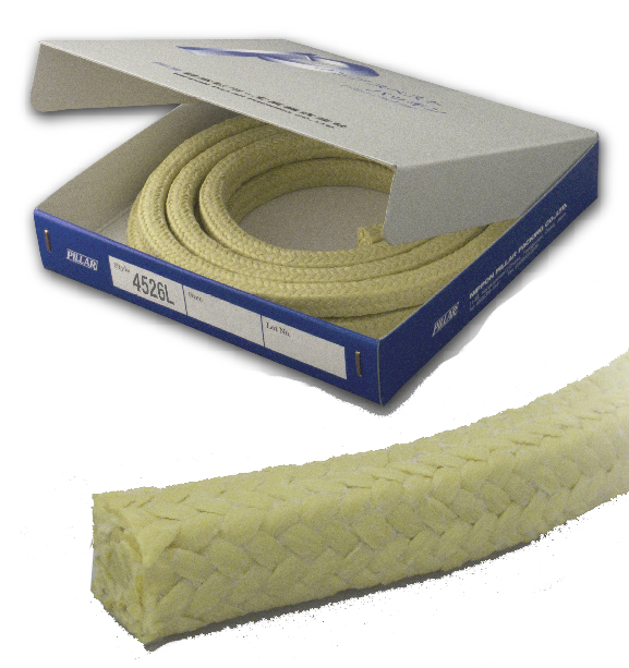 PACKING ARAMID FIBRE NO.4526L, ASBESTOS FREE 12.5MMX3MTR