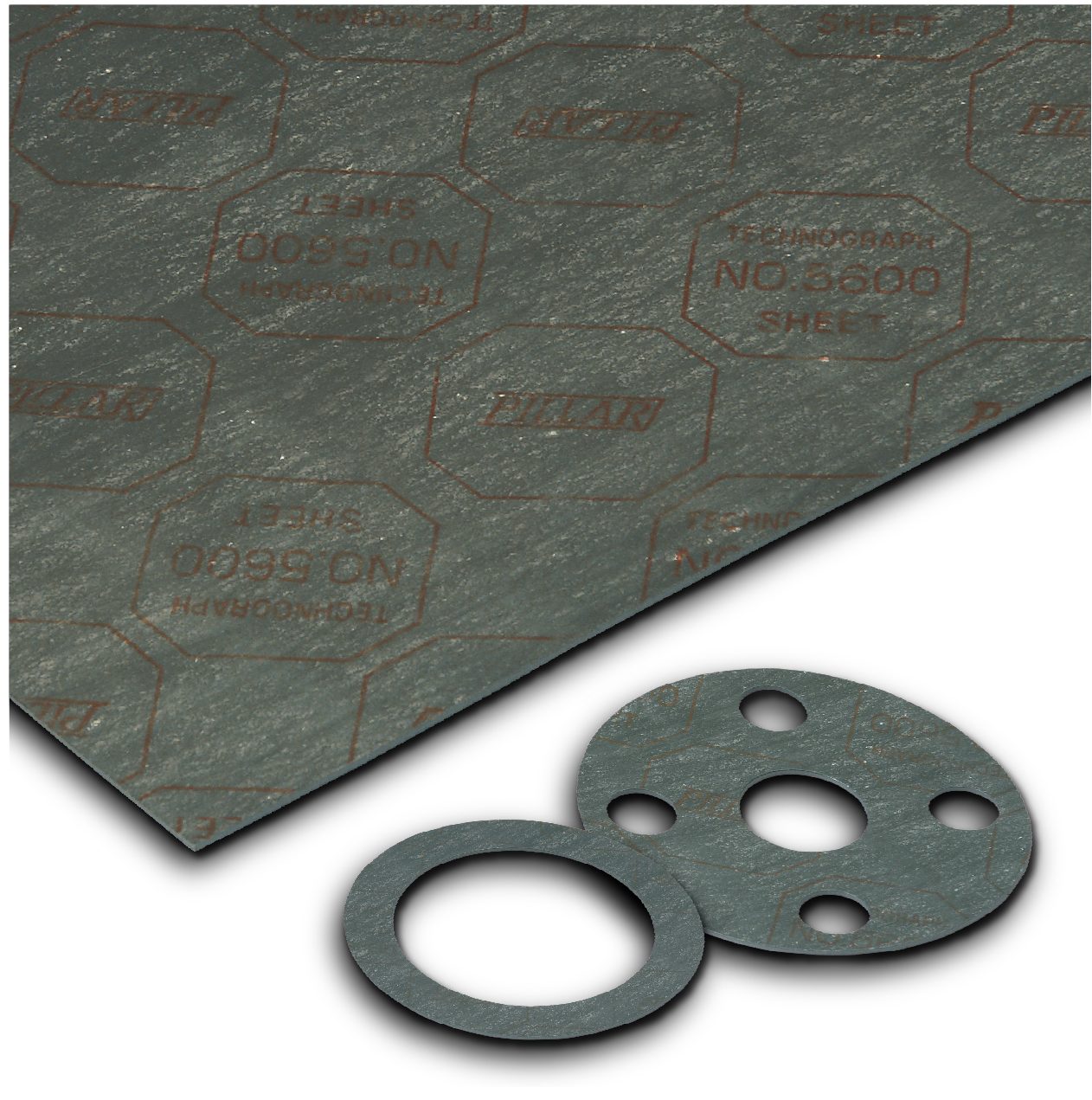 JOINT SHEET NON-ASBESTOS, PILLAR NO.5600 0.5X1270X1270MM