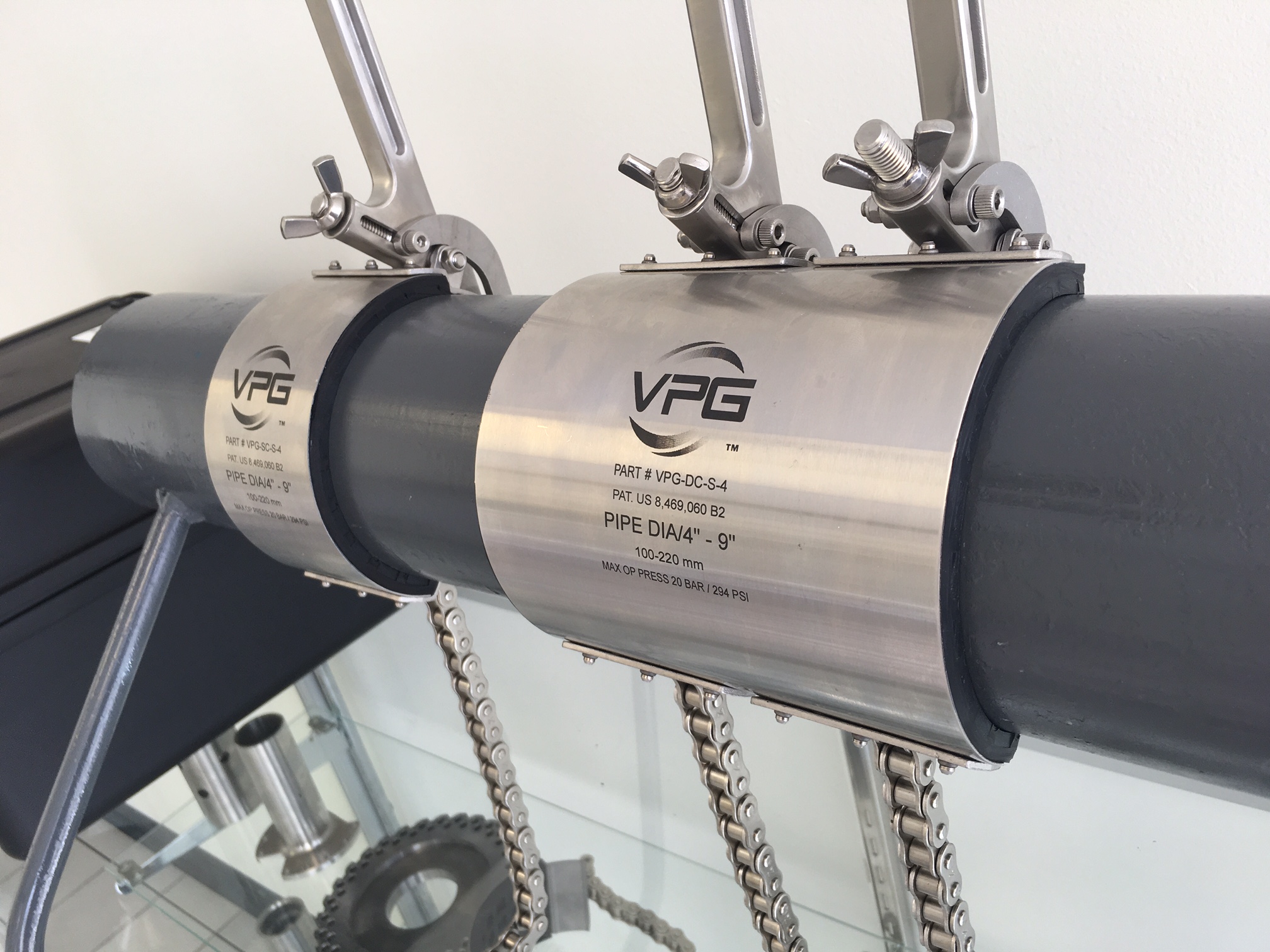PIPE REPAIR SYSTEM EMERGENCY, SINGLE CLAMP W:70MM VPG-SC-S-1