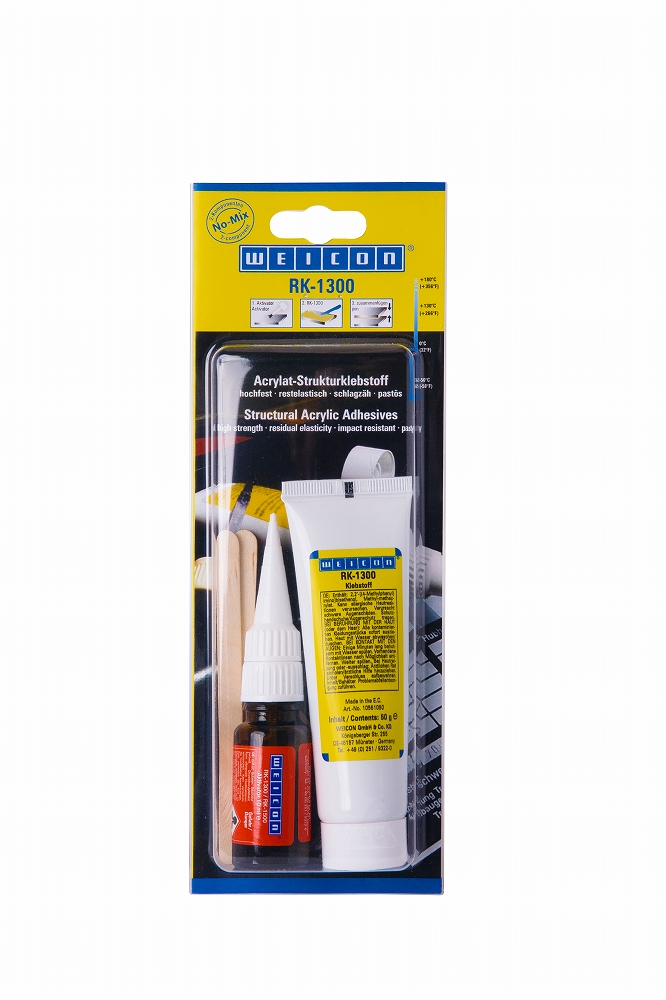 ADHESIVE METHACRYLATE RK-1300, RK-CONSTRUCTION WEICON 60GRM 