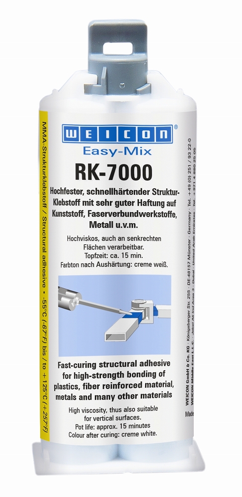 ADHESIVE METHACRYLATE RK-7000, RK-CONSTRUCTION WEICON 50GRM  