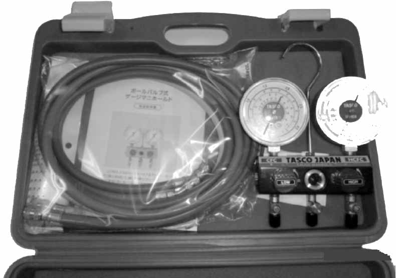 MANIFOLD GAUGE REFRIG GAS 1/4, FOR R-22 