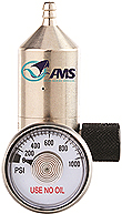 REGULATOR FIXED FLOW F/SPANGAS, FLOW RATE 0.3LTR/MIN