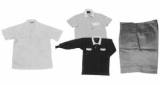 SHIRTS OPEN COLLARED WHITE, SHORT SLEEVES SIZE-M
