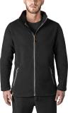 JACKET FLEECE POLYESTER, ANTI STATIC BLACK/ORANGE S