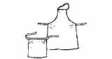 APRON COTTON WHITE WAIST TYPE
