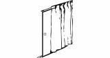 CURTAIN DOOR WITH FURTHER, DETAIL