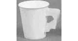 PAPER CUP WITH HANDLE, DISPOSABLE 205CC (7.5OZ)