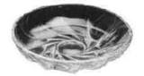 FRUIT DISH GLASS 144MM DIAM