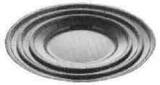 DISH ROUND STAINLESS STEEL, 165MM DIAM