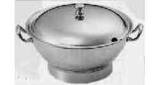 SOUP TUREEN STAINLESS STEEL, PLAIN ROUND 1.3LTR