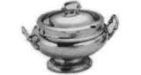 SOUP TUREEN STAINLESS STEEL, OVAL 2.6LTR