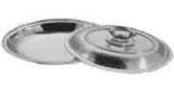 VEGETABLE DISH W/COVER OVAL, STAINLESS STEEL 287X206X38MM