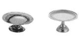 CAKE OR FRUIT STAND FANCY, STAINLESS STEEL 270MM DIAM