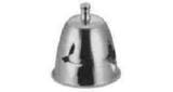 TABLE BELL CHROME PLATED BRASS