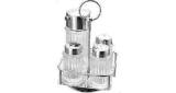SAUCE CASTER SET WITH 4 BTLS, PLASTIC