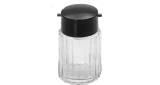 SAUCE BOTTLE GLASS 220CC, WITH PLASTIC TOP