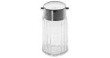 SAUCE BOTTLE GLASS 150CC, WITH STAINLESS STEEL TOP