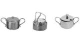 SUGAR POT STAINLESS STEEL, 280CC