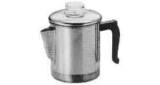 PERCOLATOR STAINLESS STEEL, 6-CUPS
