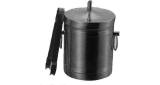 ICE PAIL STAINLESS STEEL, 1.0LTR WITH ICE TONGS