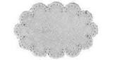 LACE PAPER OVAL 150X105MM, 500'S