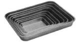 PAN RECTANGULAR ALUMINIUM, 160X110X25MM