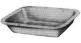 PIE DISH OBLONG ALUM, 230X300X50MM