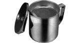 POT OIL STAINLESS STEEL, W/STRAINER 2LTR
