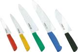 FRENCH KNIFE S. STEEL BLADE, 200MM W/RED PLASTIC HANDLE