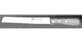 BREAD KNIFE STAINLESS STEEL, BLADE 203MM W/PLASTIC HANDLE