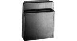 KNIFE RACK STAINLESS STEEL, DOUBLE ROW 325X105X365MM