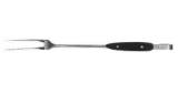 COOK'S FORK STAINLESS STEEL, WITH WOODEN HANDLE 420MM