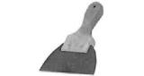 BOWL SCRAPER W/WOOD HANDLE, RUBBER BLADE 100MM WIDE