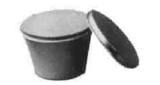 PUDDING MOULD ALUM DIAM 175MM, WITH COVER