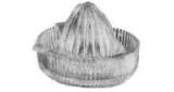 GRAPEFRUIT/ORANGE SQUEEZER, GLASS 185MM DIAM