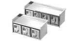 SPICE CONTAINER STAINLESS, 3-DRAWER TYPE W320XH150XD100MM