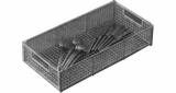 RACK FLATWARE STEELWIRE, W/PLASTIC COATED 500X250X110MM