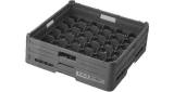 RACK GLASS DISH WASHER PLASTIC, 500X500X110MM 36 POCKETS
