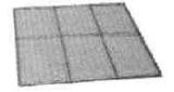 NET GRILLING GALV IRON, WITHOUT HANDLE 450X450MM
