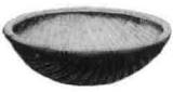 BASKET BAMBOO RICE ROUND, 480MM DIAM