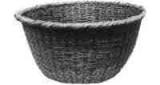 BASKET BAMBOO DEEP 340MM DIAM