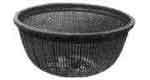 BASKET ROUND PLASTIC, 200MM DIAM