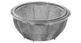 BASKET ROUND STAINLESS STEEL, 250MM DIAM