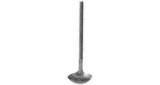 SHALLOW LADLE ALUMINIUM, W/WOOD HANDLE 113MM DIAM