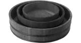 SUSHI TUB WOOD INNER DIA310MM, DEPTH 70MM 1.44LTR